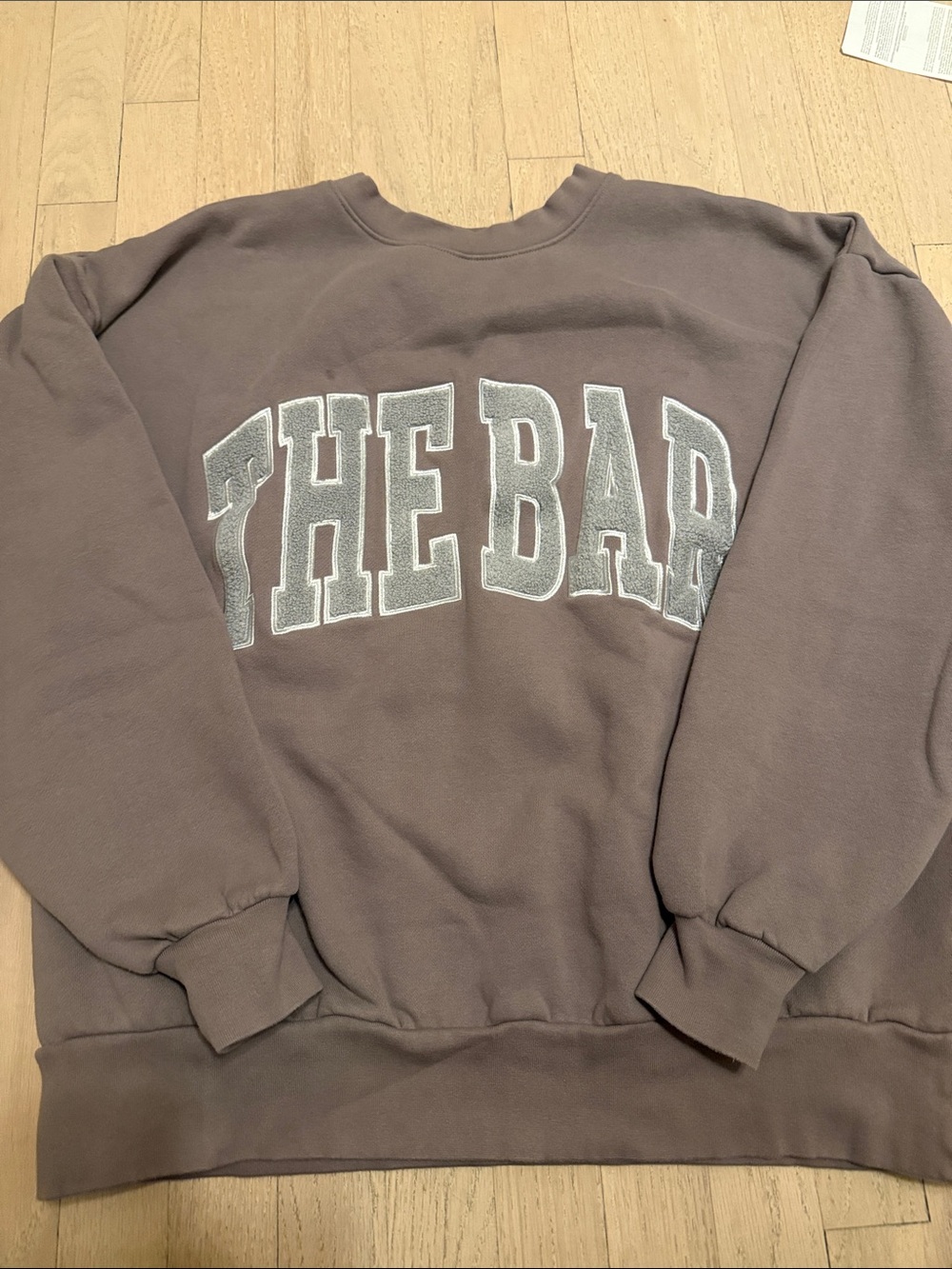 The Bar Crewneck Sweatshirt - Taupe